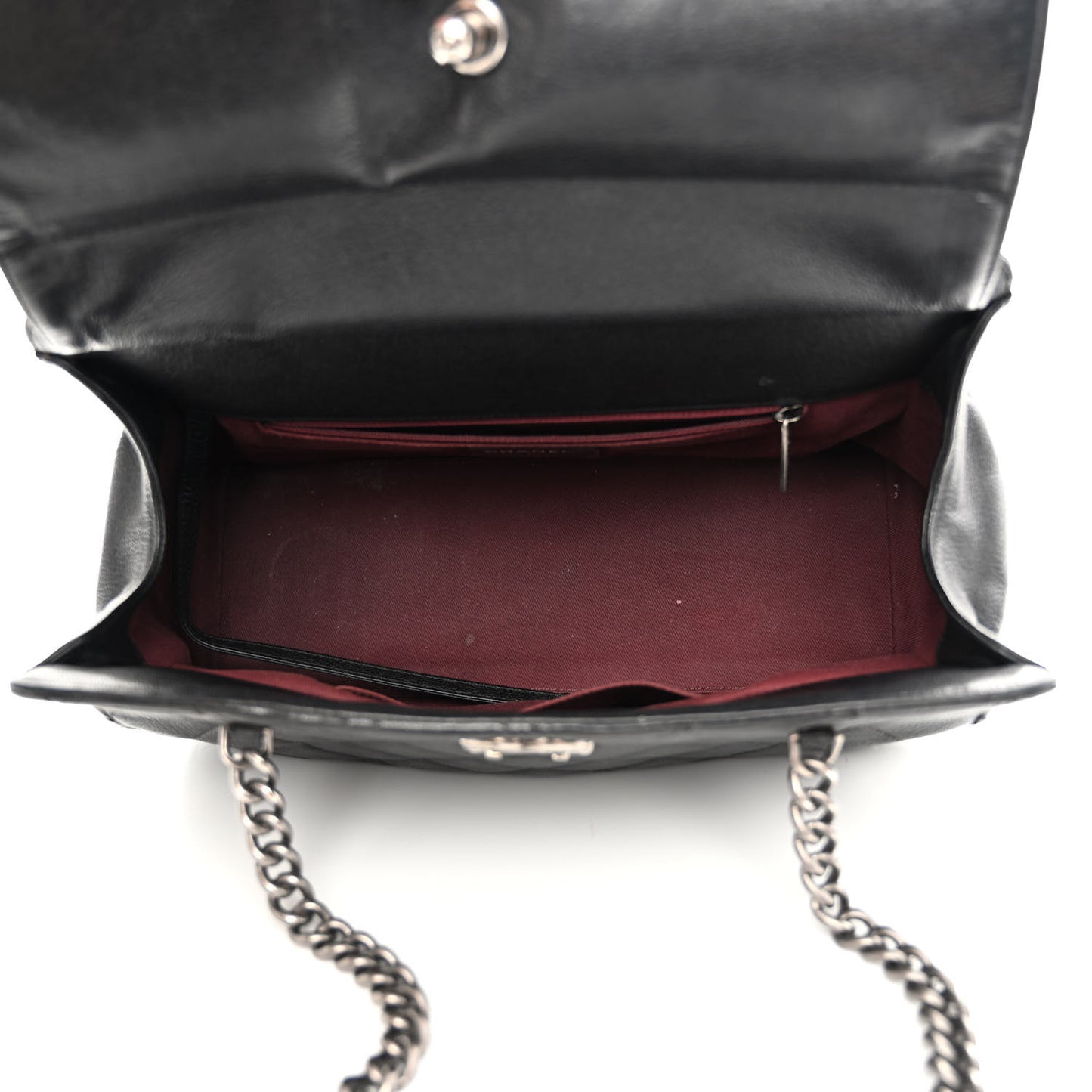 Goatskin Perfect Edge Tote Black