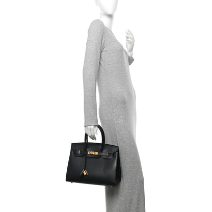 Hermes Box Birkin Sellier 30 Black 2 of 10