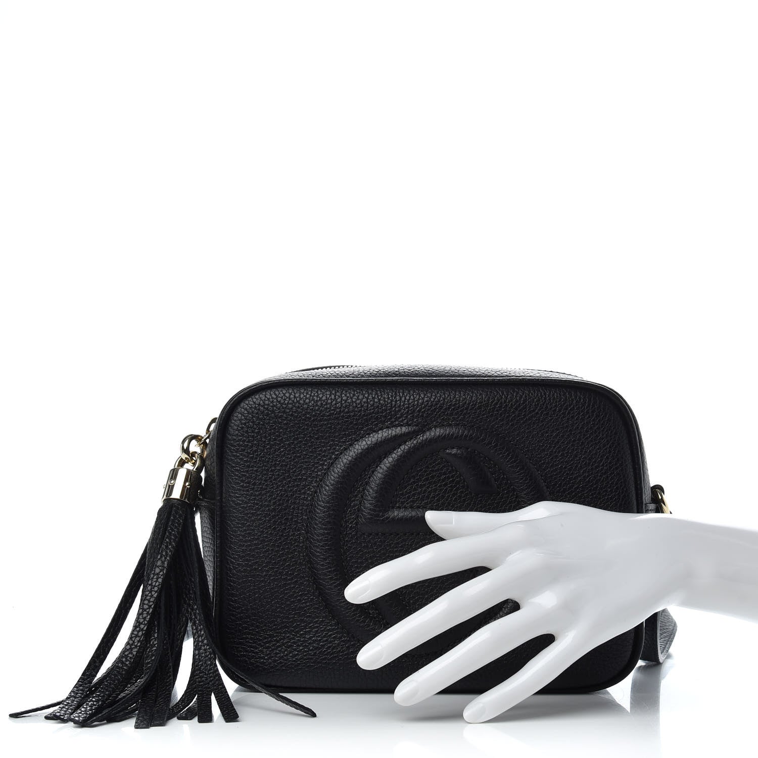 Gucci Pebbled Calfskin Small Soho Disco Bag Black 2 of 8