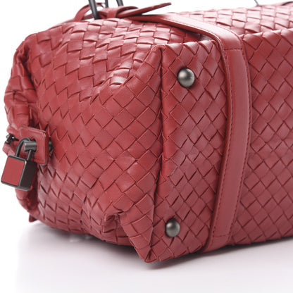 Bottega Veneta Nappa Intrecciato Montaigne Rings Satchel Red 8 of 9