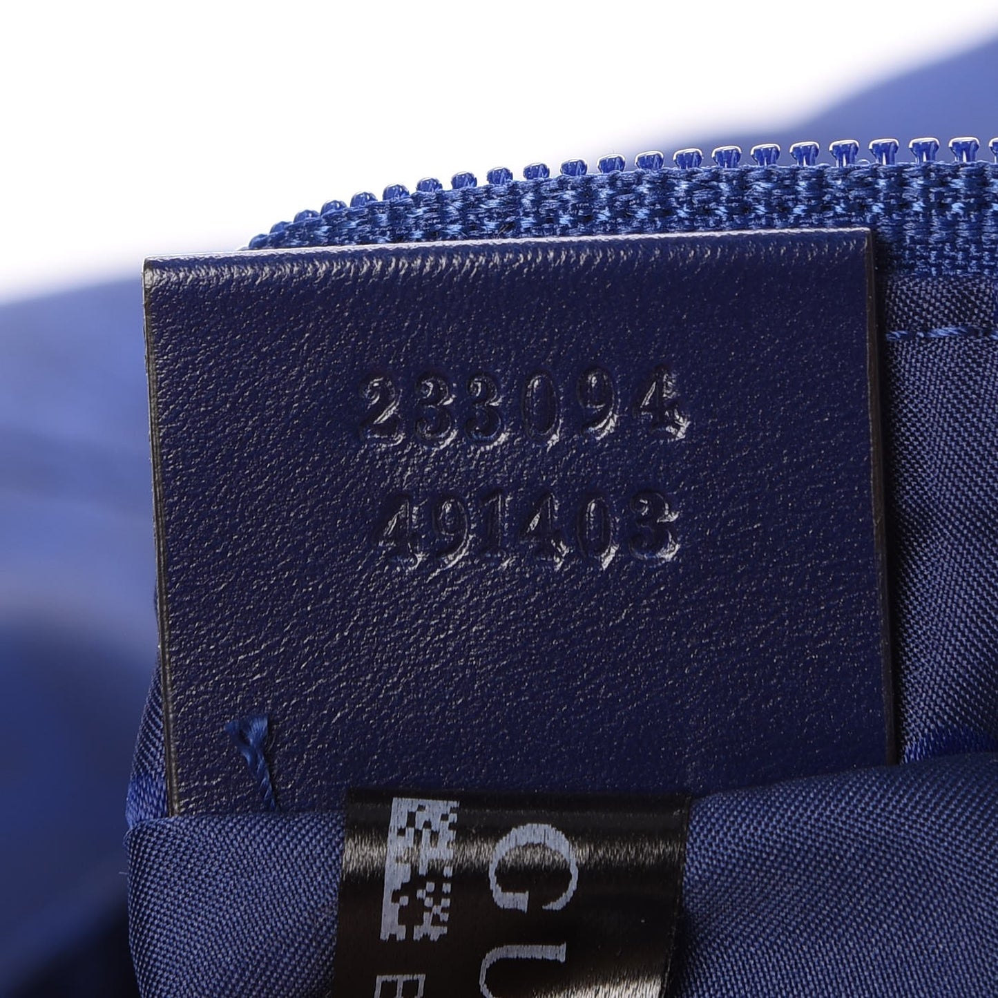 Nylon Monogram Large Tote Blue