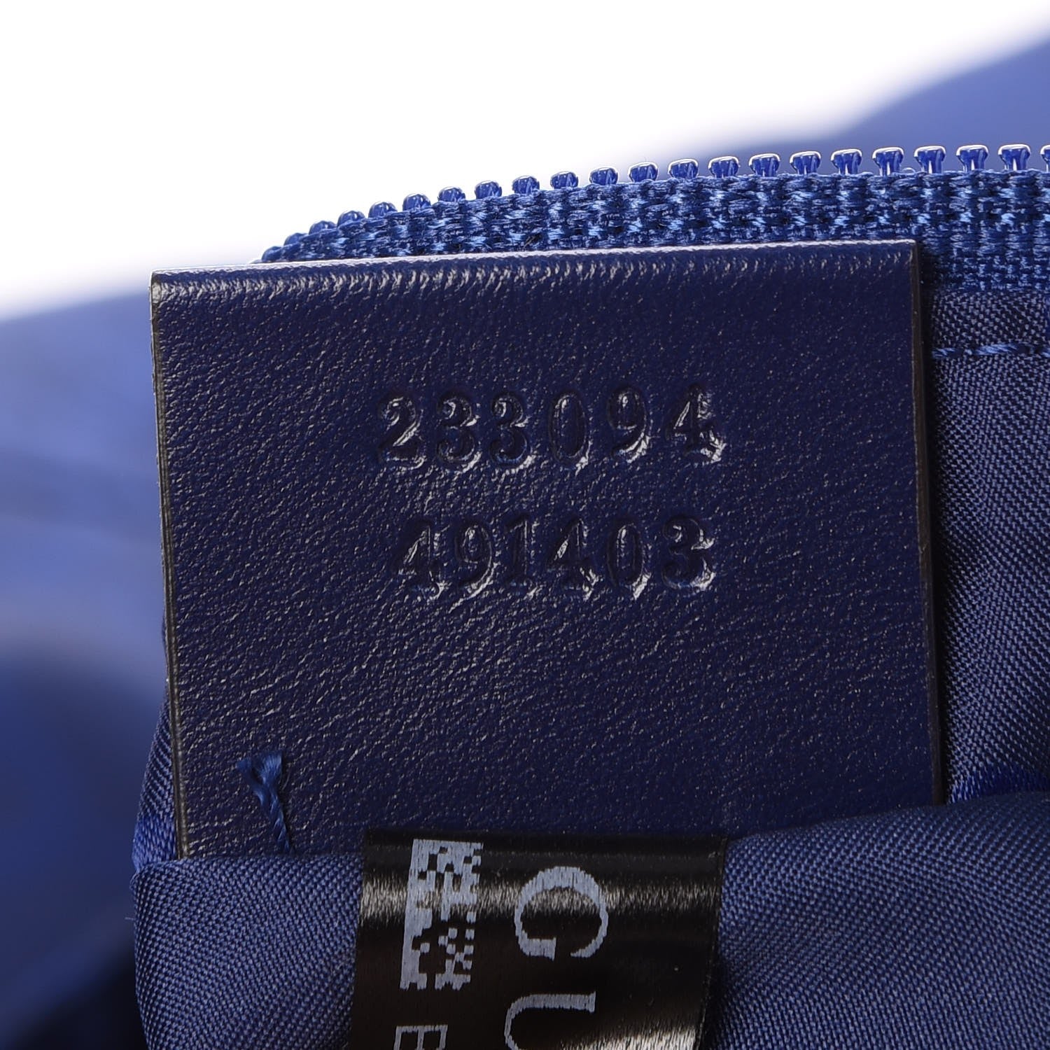 Gucci Nylon Monogram Large Tote Blue 7 of 8