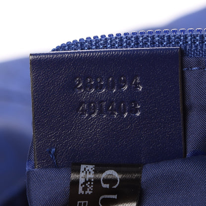 Gucci Nylon Monogram Large Tote Blue 7 of 8