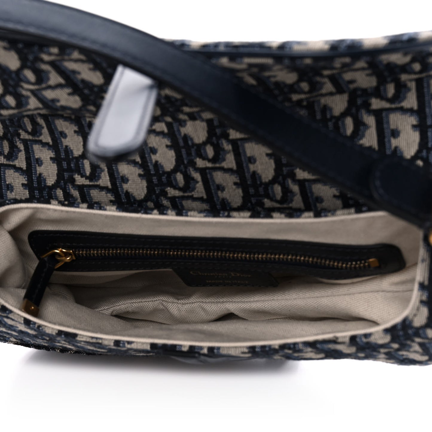 Oblique Saddle Bag Blue
