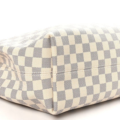 Louis Vuitton Damier Azur Graceful MM Rose Ballerine 8 of 9
