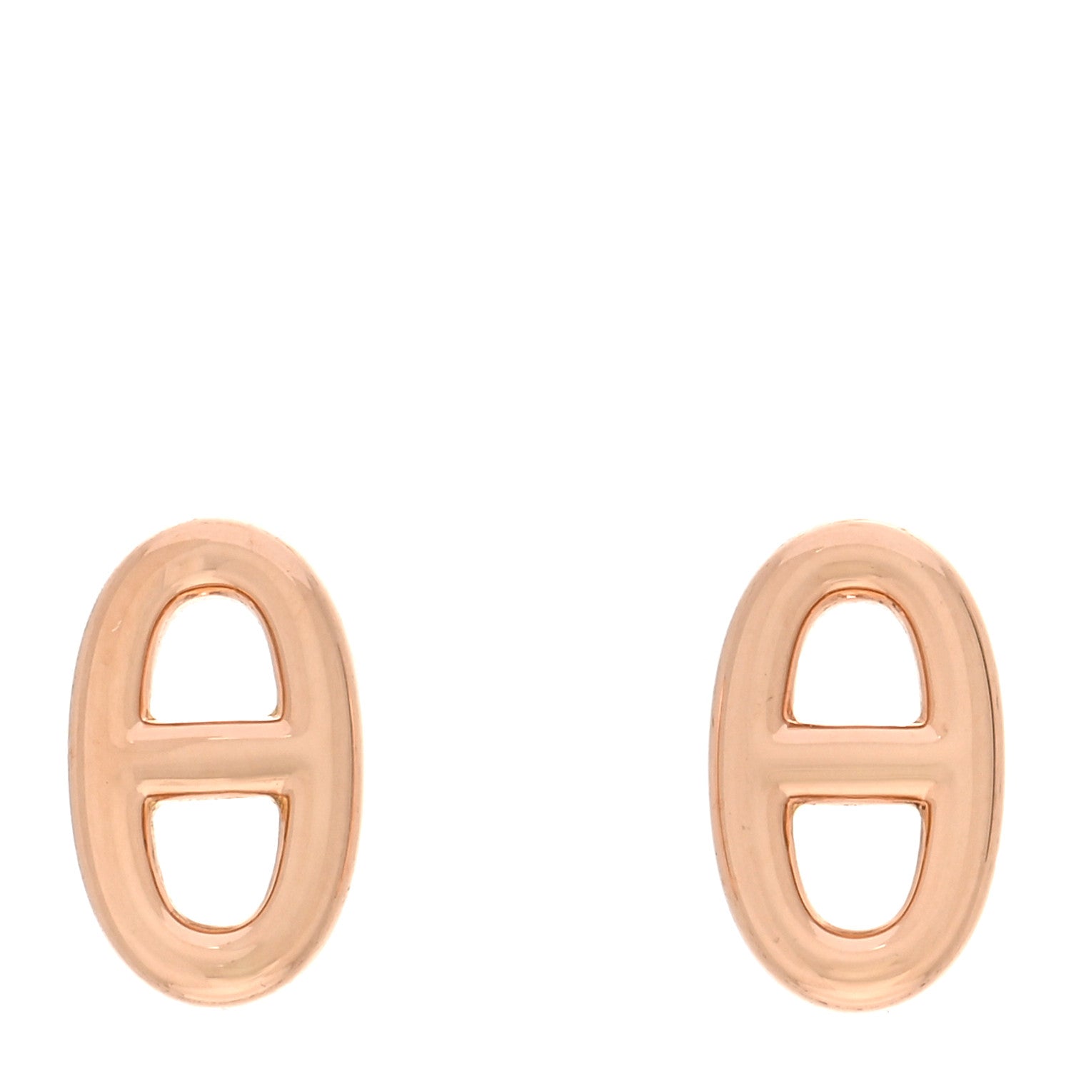 Hermes 18K Rose Gold TPM Farandole Stud Earrings 1 of 5