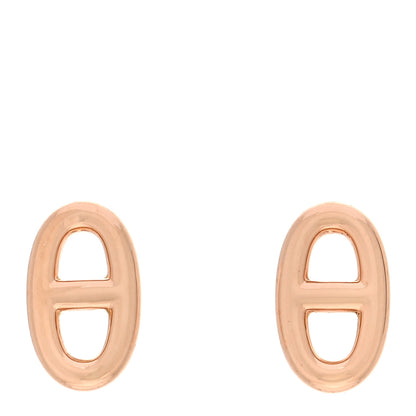 Hermes 18K Rose Gold TPM Farandole Stud Earrings 1 of 5