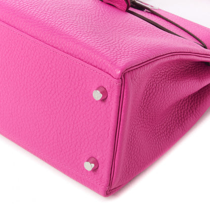 Hermes Taurillon Clemence Kelly Retourne 28 Magnolia 6 of 30