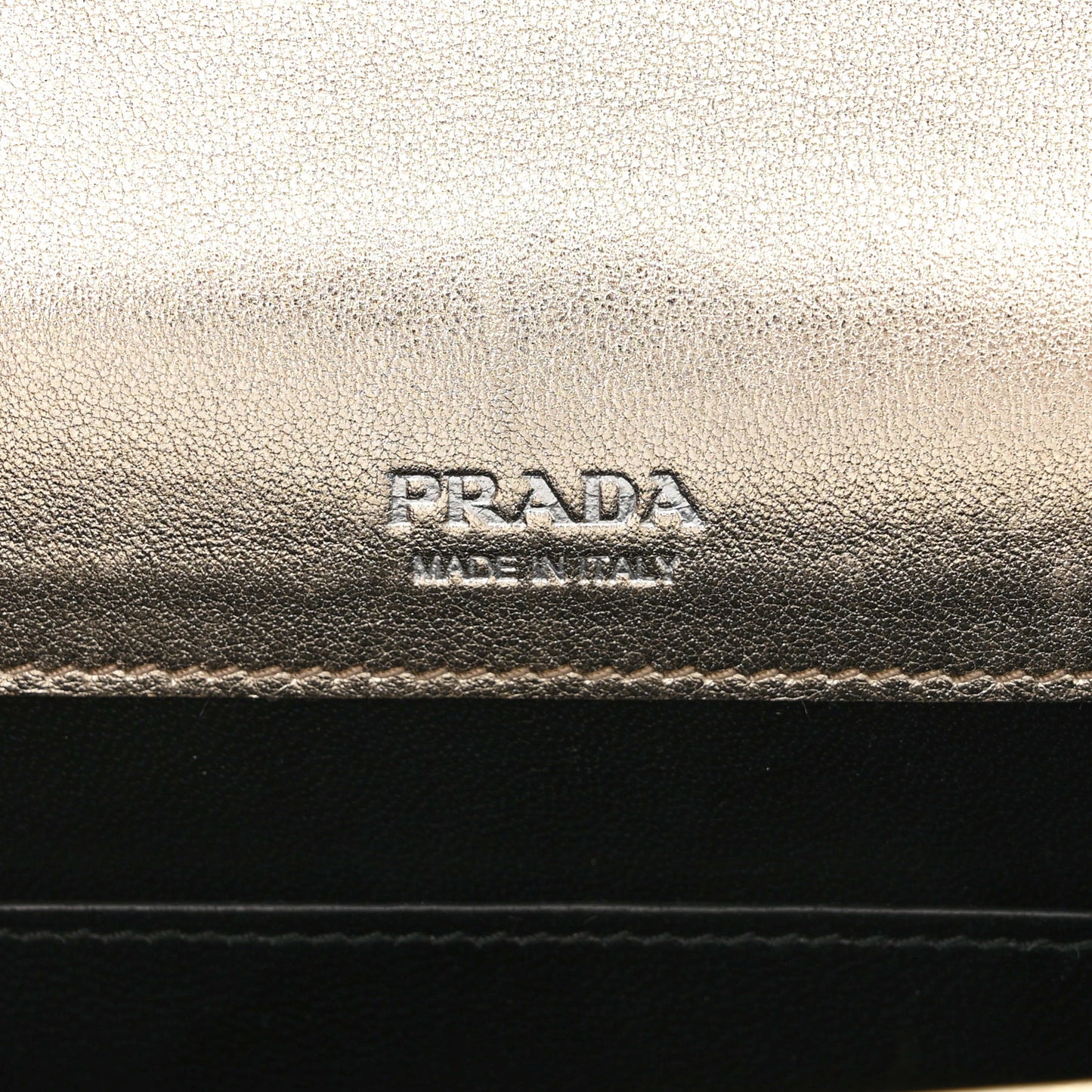 Metallic Nappa Impunture Small Diagramme Crossbody Bag Gold