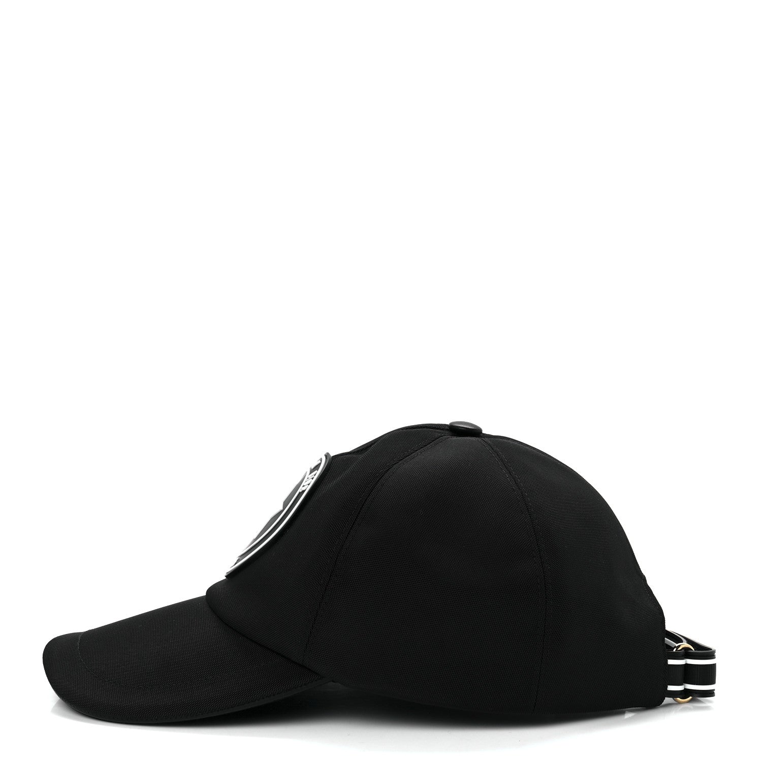 Christian Dior Cotton D-Player Cap 57 Black 3 of 8