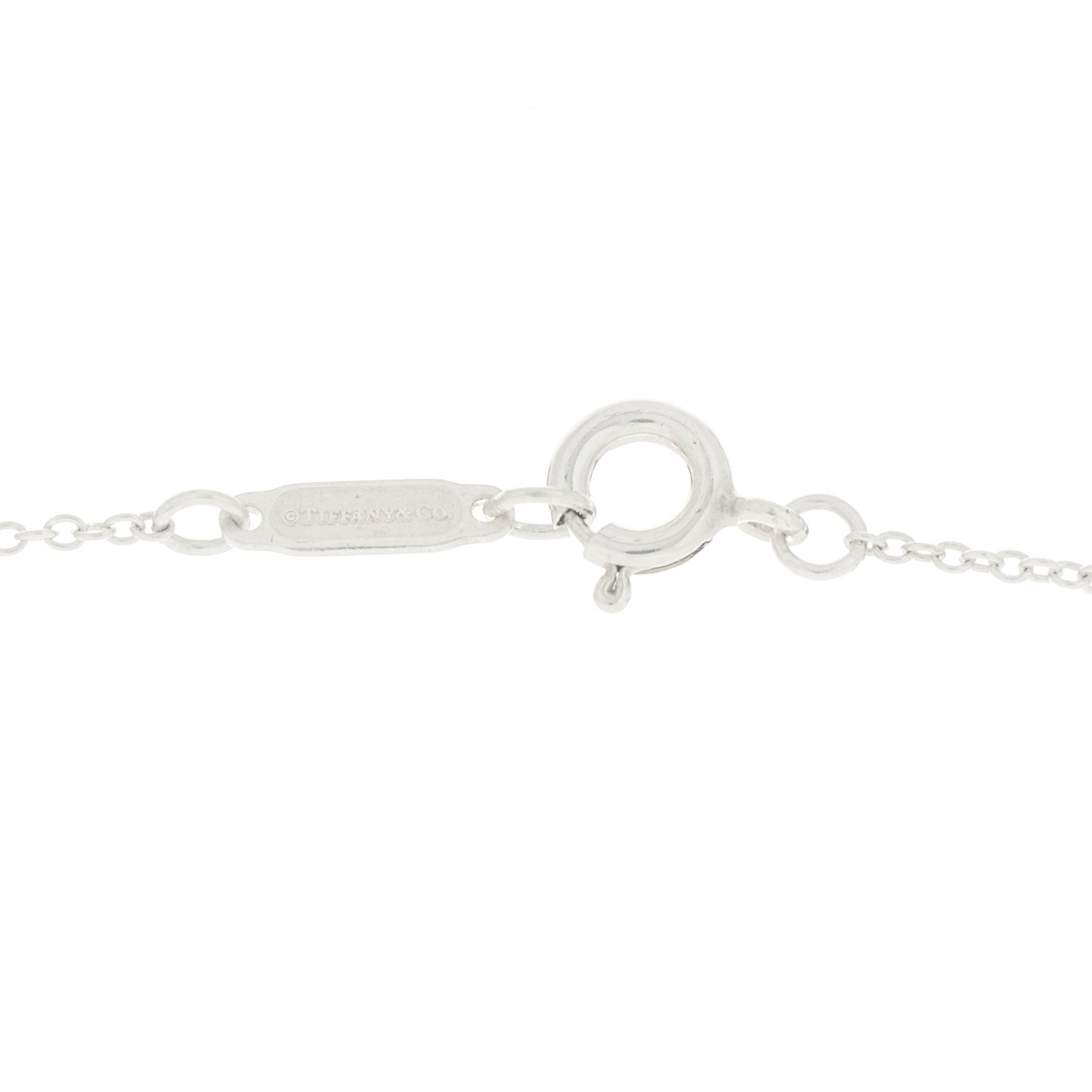 Tiffany Sterling Silver Mom Disc Pendant Necklace 4 of 6