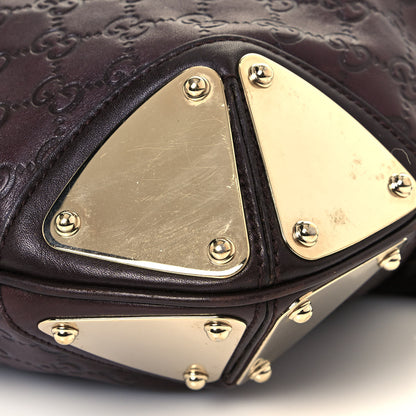 Gucci Guccissima Medium Indy Top Handle Hobo Dark Brown 13 of 16