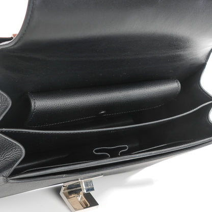 Celine Grained Calfskin Small Case Bag Black 5 of 7