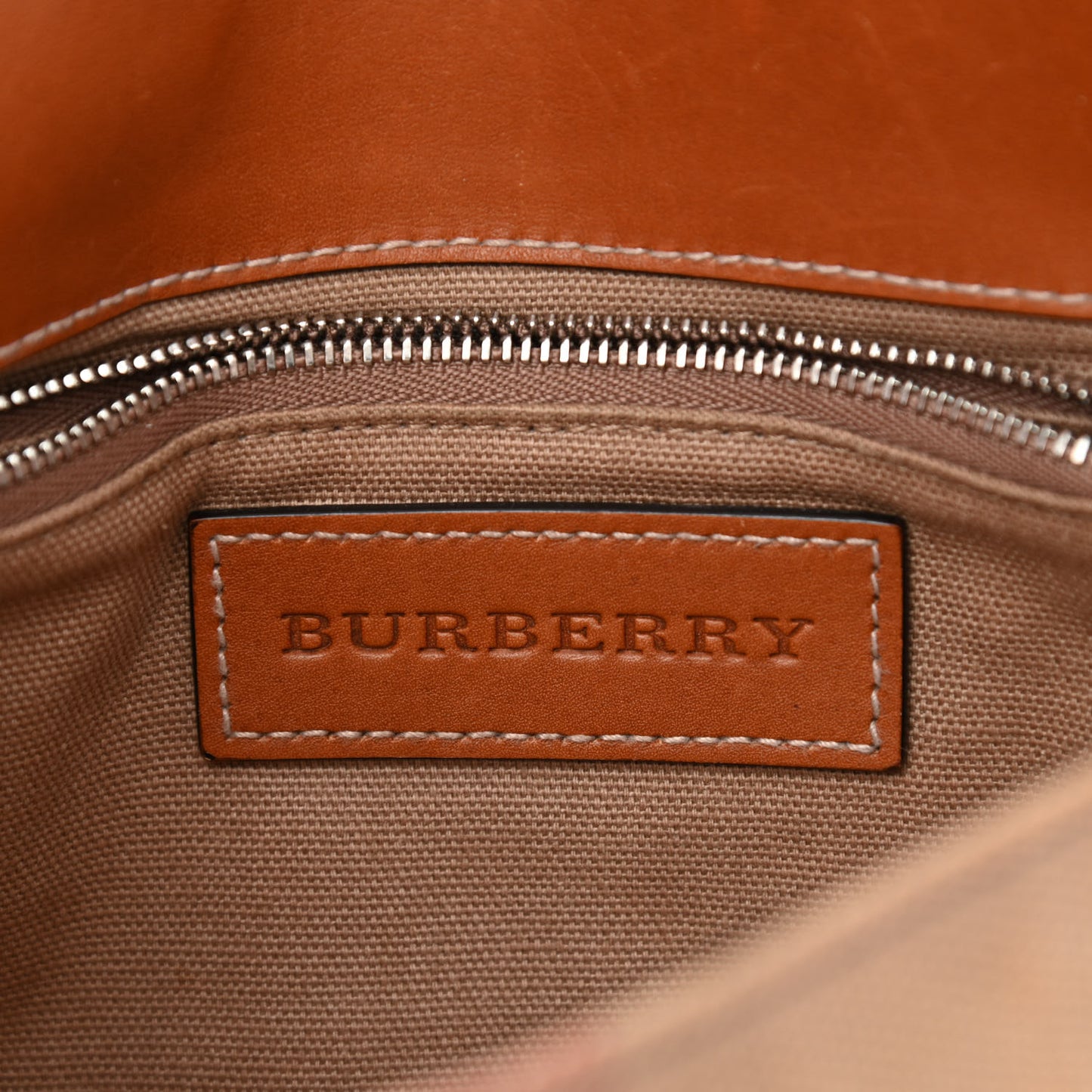 Canvas House Check Small Henham Crossbody Tan