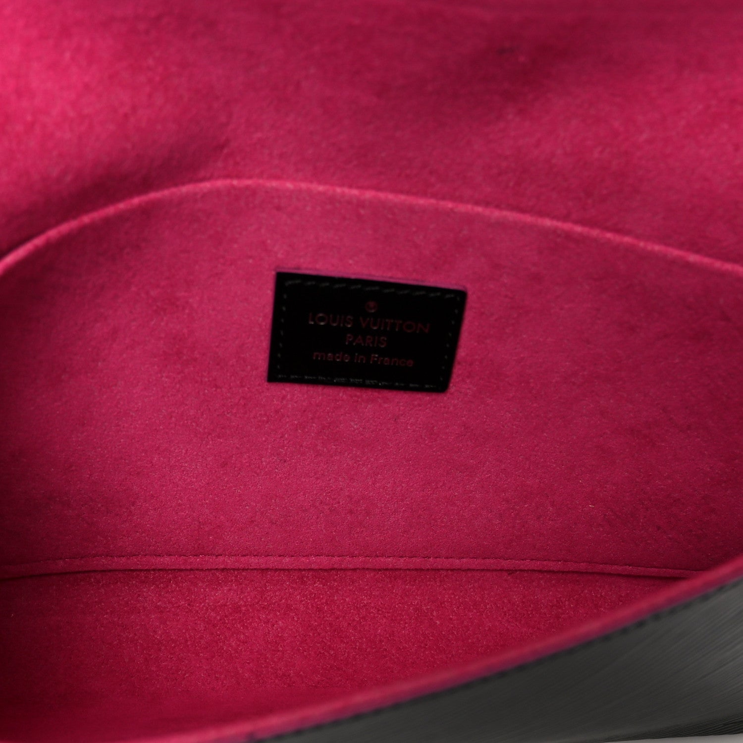 Louis Vuitton Epi Pochette Felicie Black Hot Pink 6 of 15