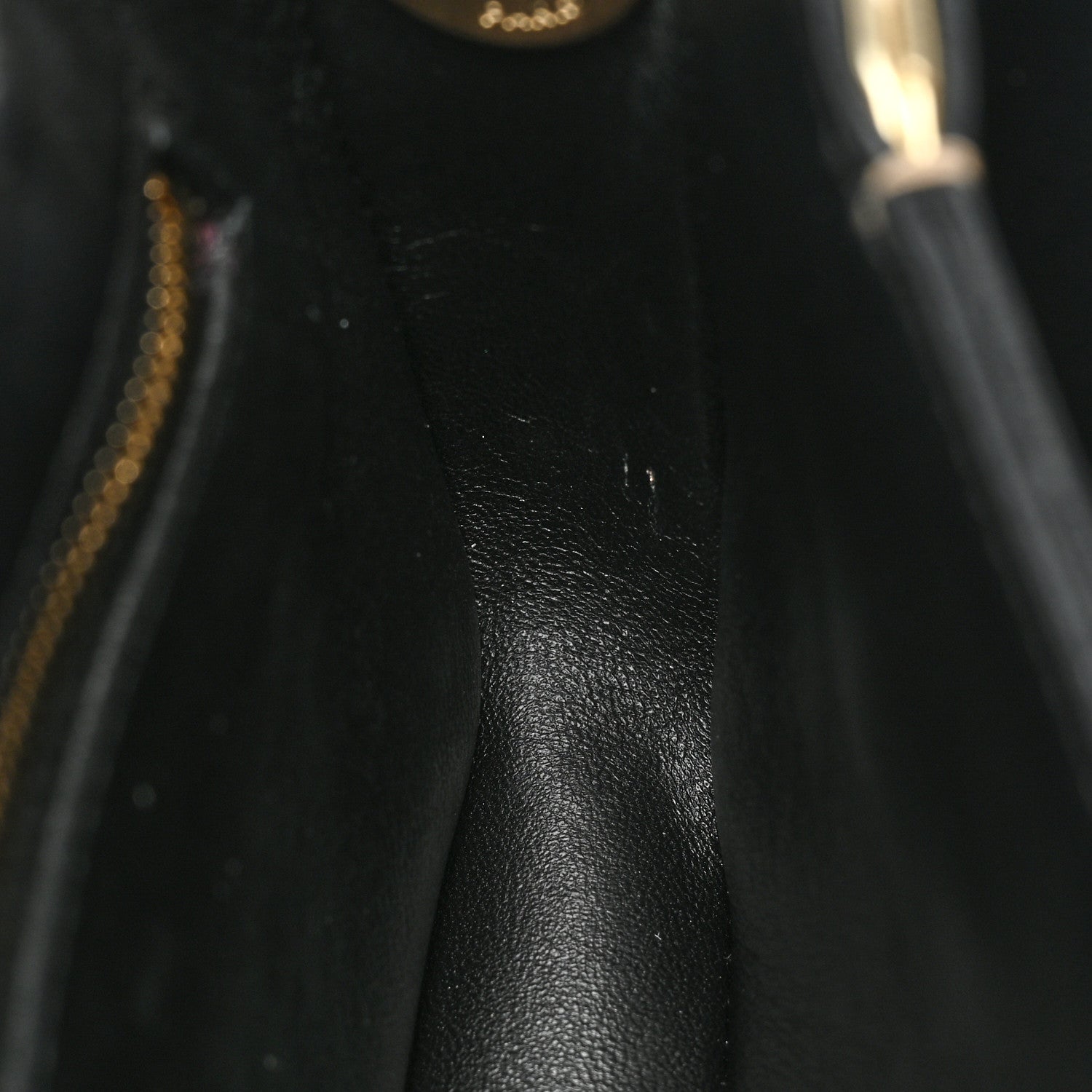 Chanel Hammered Metallic Calfskin Quilted Flap Gold 13 of 25