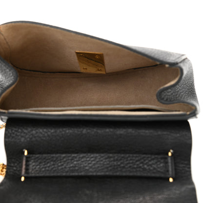 Chloe Goatskin Mini Drew Shoulder Bag Black 5 of 11