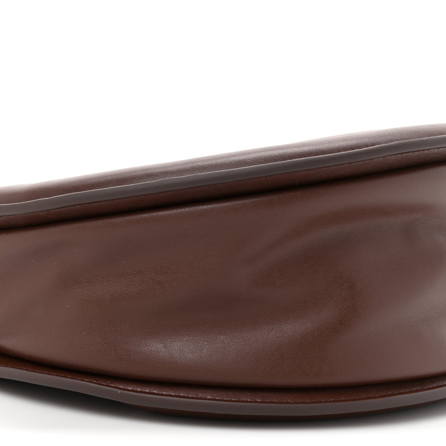 Telfar Vegan Leather Round Circle Bag Chocolate 10 of 11