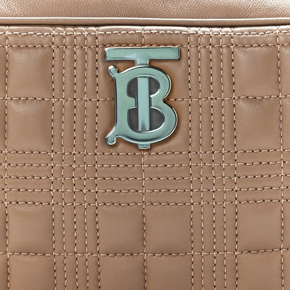 Burberry Lambskin Quilted Mini Lola Camera Bag Beige 7 of 10