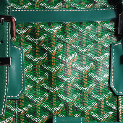 Goyard Goyardine Standard Ambassade Briefcase Green 7 of 8