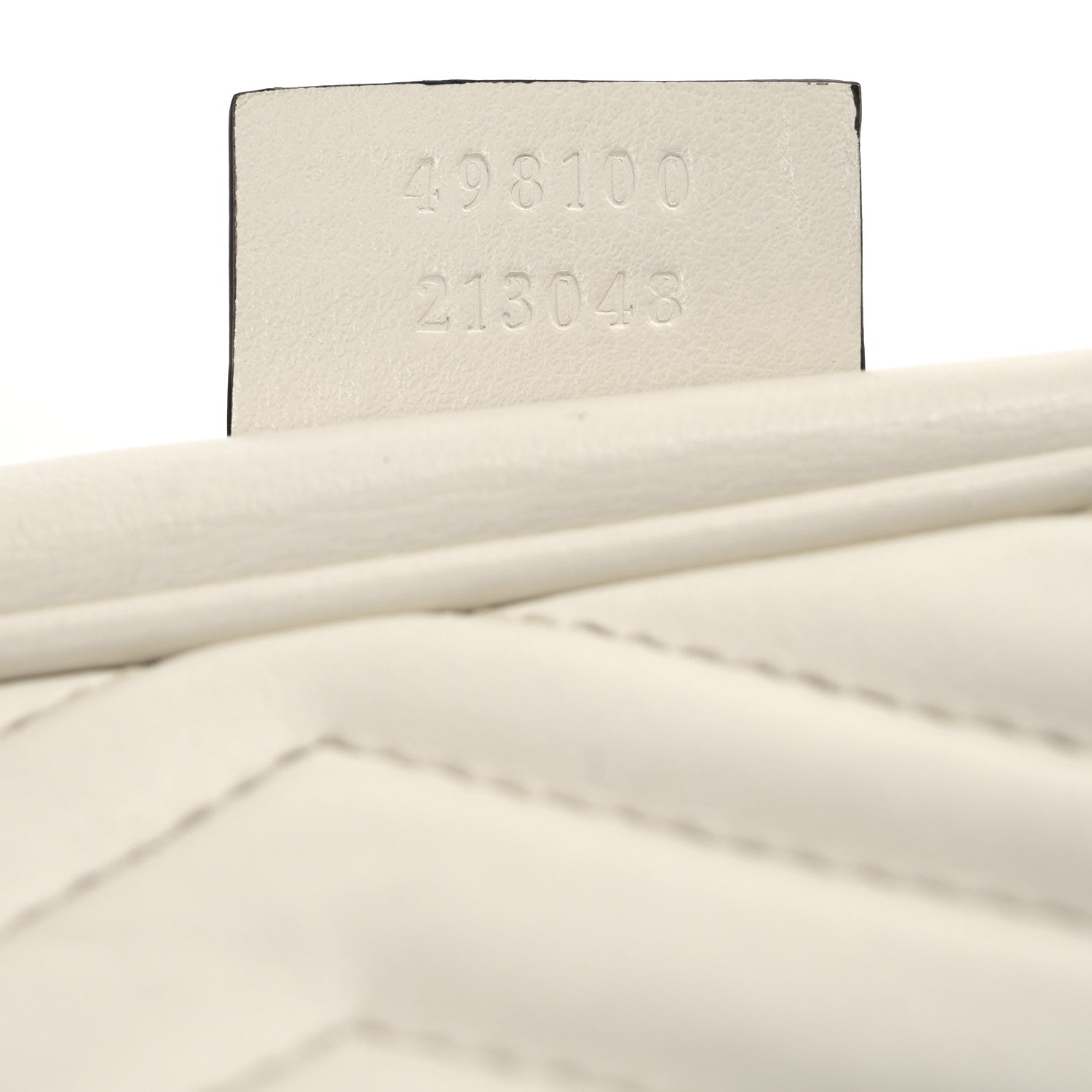 Gucci Calfskin Matelasse Sylvie Web Small GG Marmont Top Handle Shoulder Bag White 7 of 13