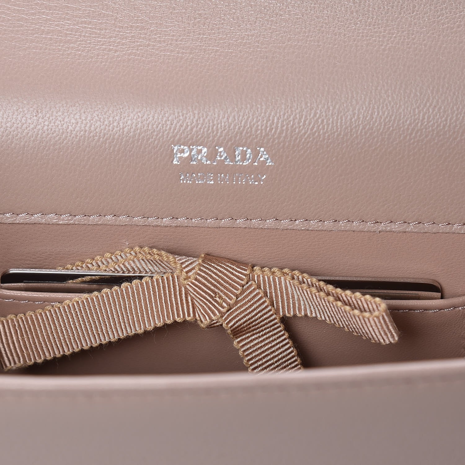 Prada Nappa Impunture Small Diagramme Crossbody Bag Cipria 6 of 8