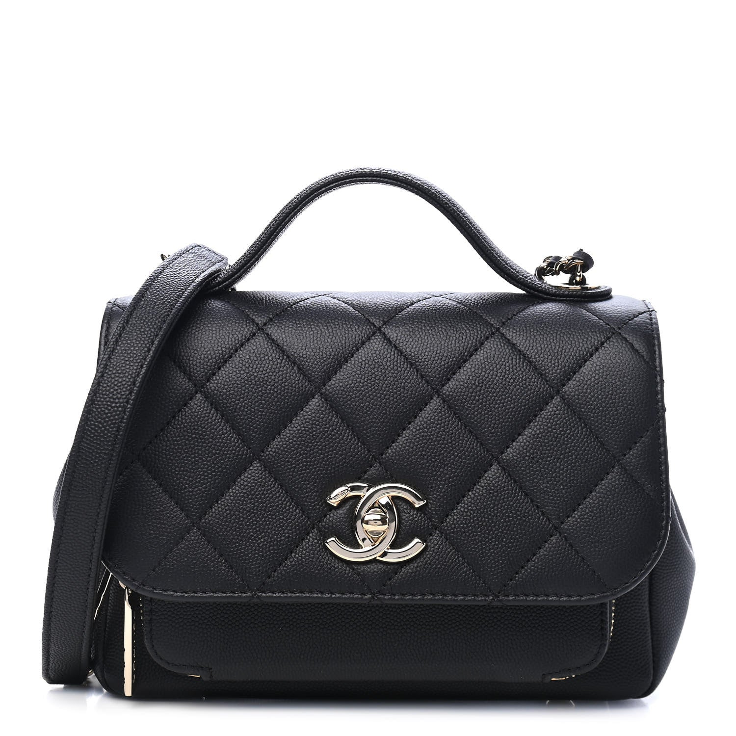 Chanel Caviar Quilted Small Business Affinity Flap Black 1 of 9