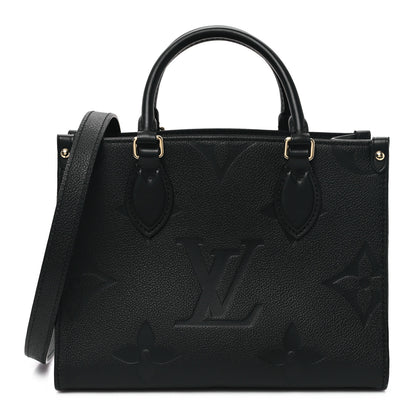 Louis Vuitton Empreinte Monogram Giant Onthego PM Black 1 of 9