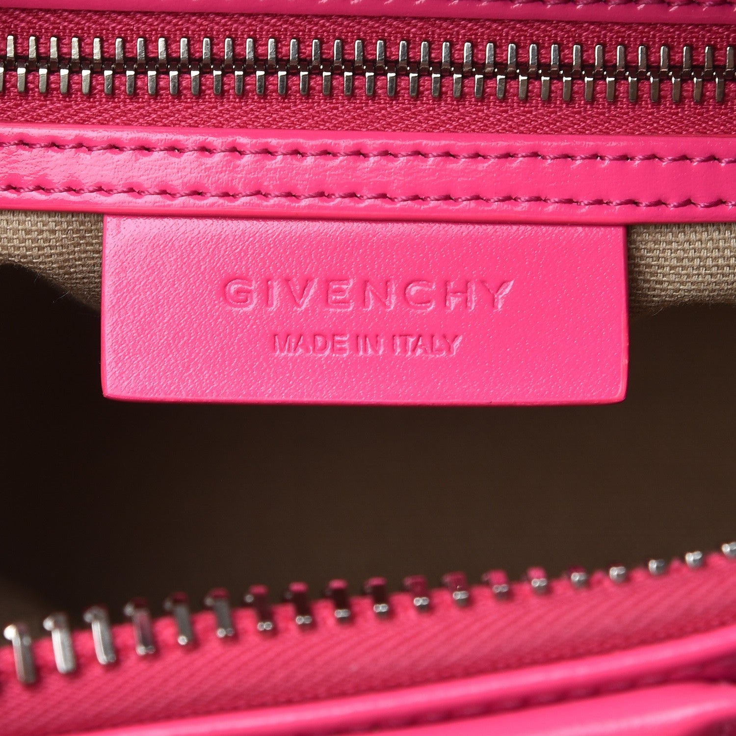 Givenchy Shiny Lord Calfskin Mini Antigona Shocking Pink 8 of 8