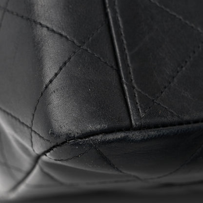 Chanel Lambskin Quilted XL Jumbo Single Flap Black 18 of 19