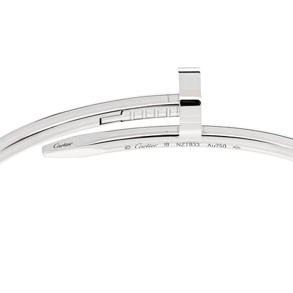 Cartier 18K White Gold Juste Un Clou Bracelet 19 3 of 4