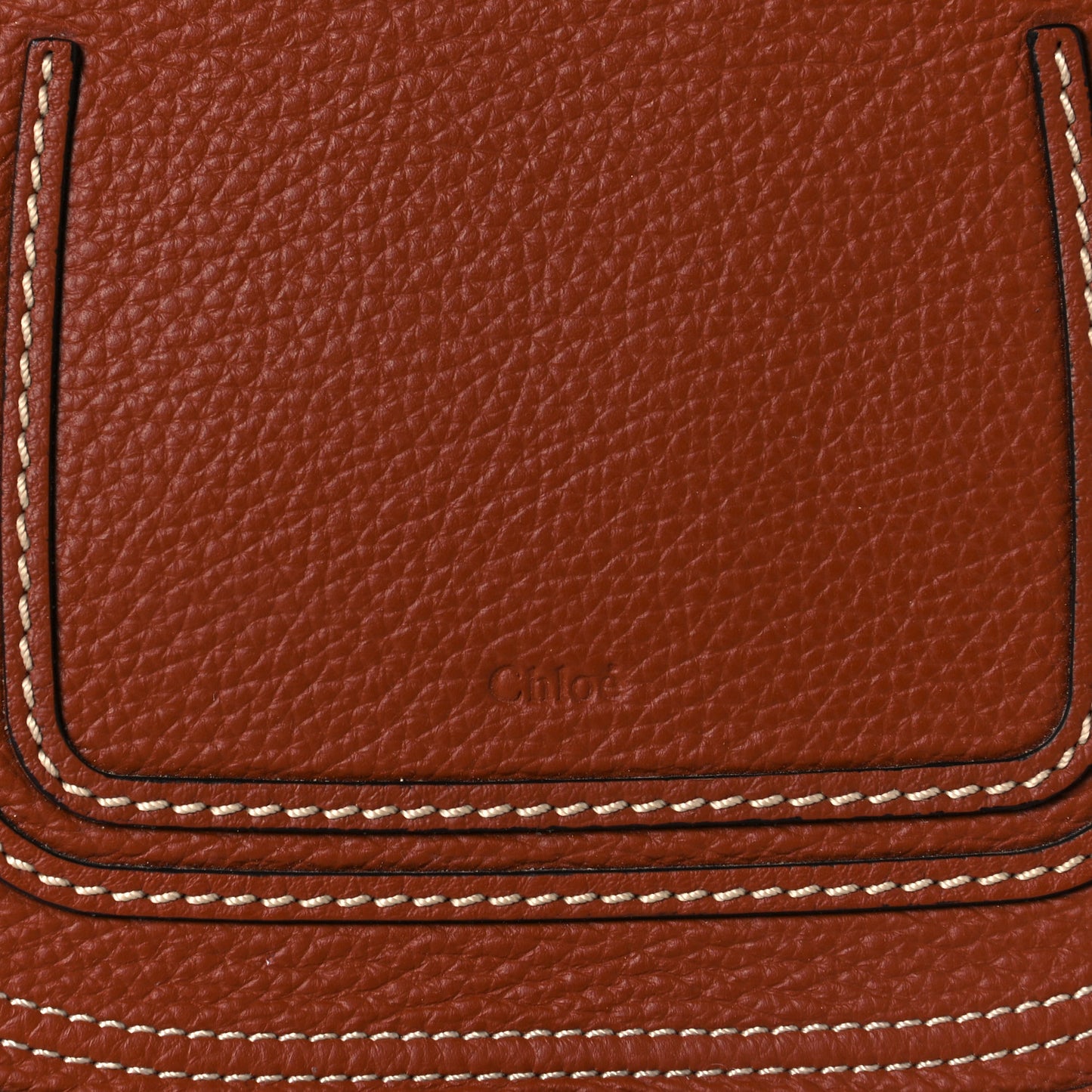 Raffia Small Grain Calfskin Medium Marcie Basket Tan