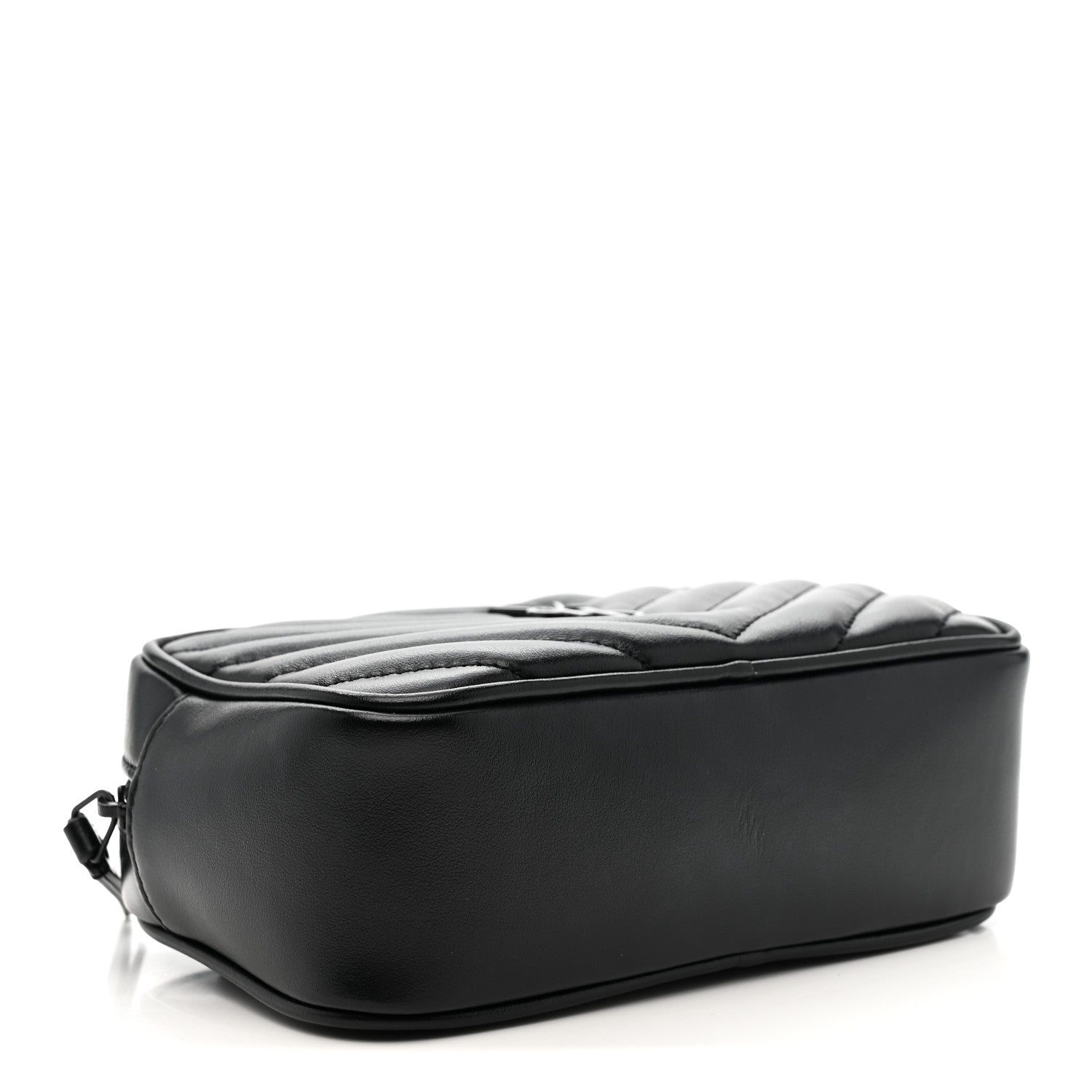 Saint Laurent Calfskin Matelasse Monogram Lou Belt Bag Black 4 of 11