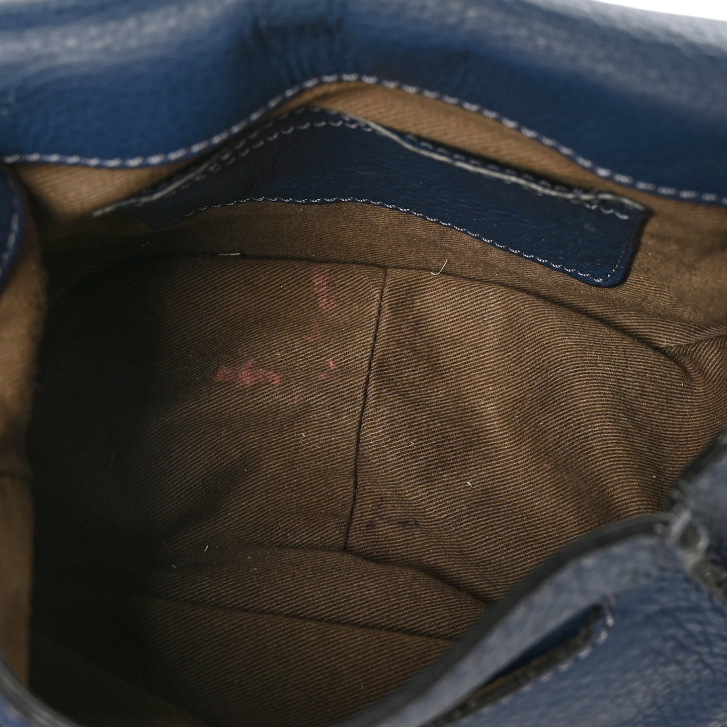 Calfskin Mini Marcie Round Crossbody Bag Royal Navy