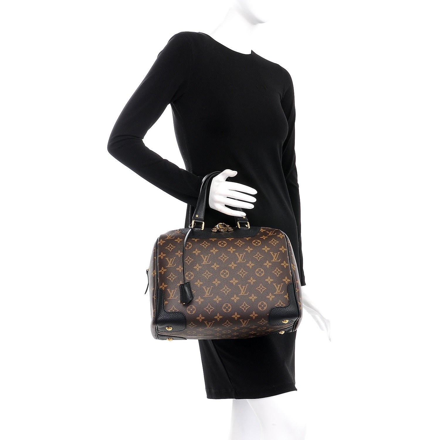 Louis Vuitton Monogram Retiro NM Black 3 of 8