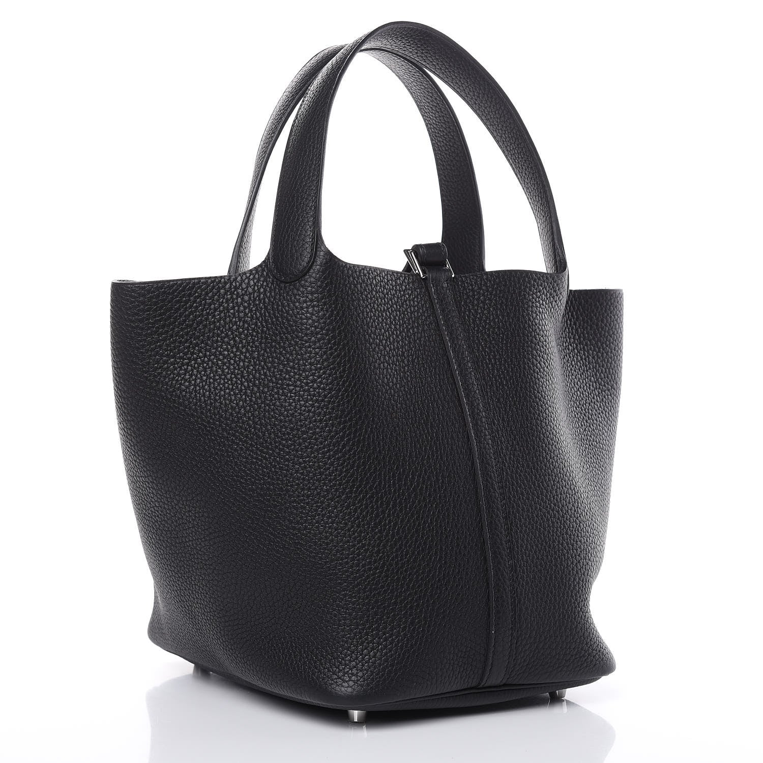 Hermes Taurillon Clemence Picotin Lock 18 MM Black 3 of 9