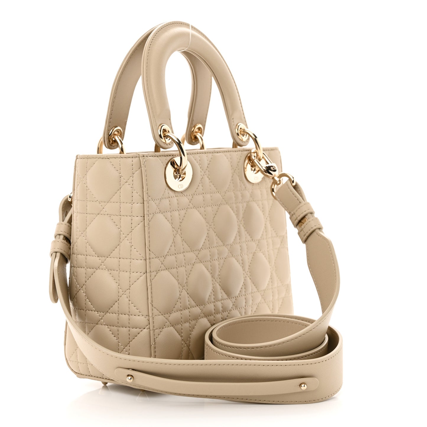 Lambskin Cannage Small My ABCDior Lady Dior Corda
