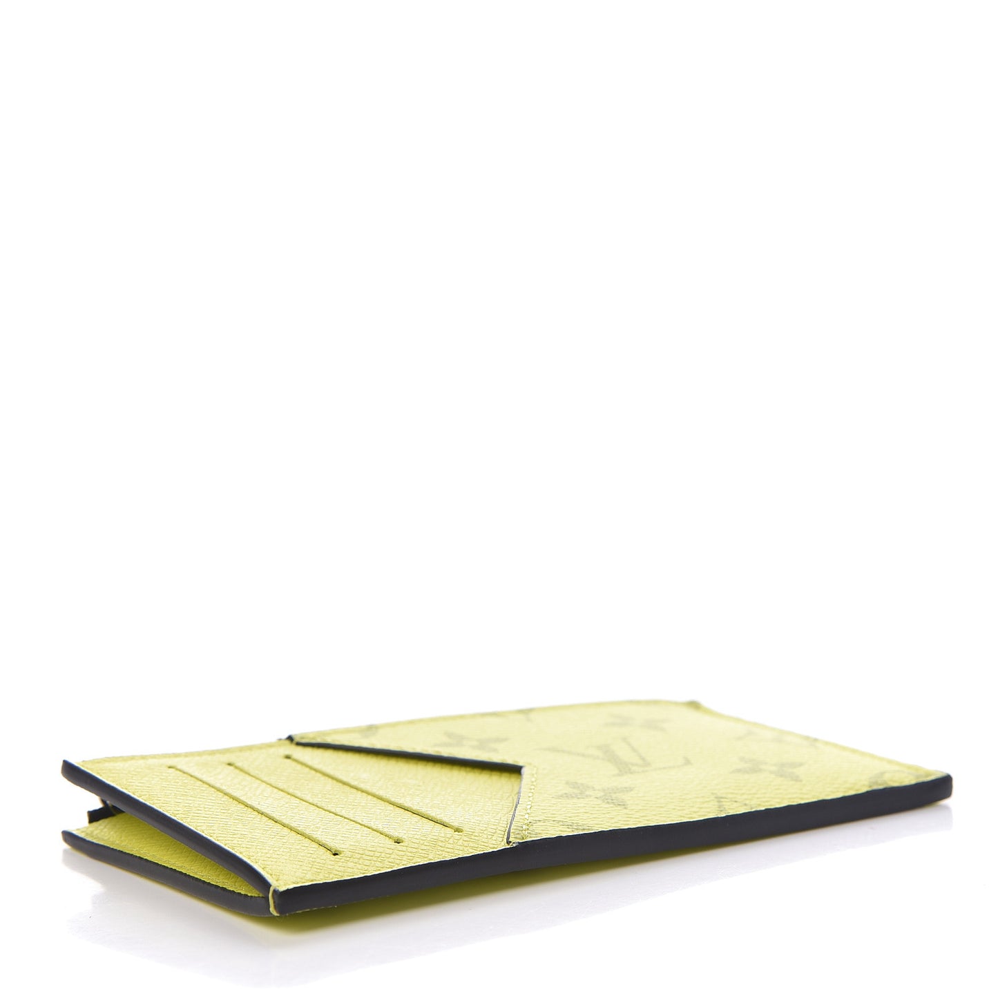 Monogram Taiga Coin Card Holder Yellow