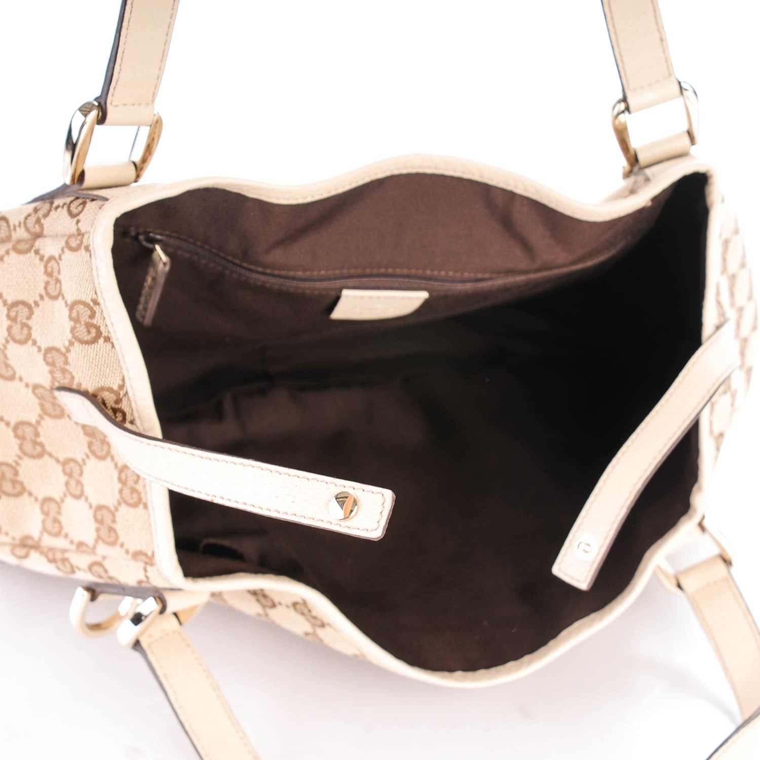 Gucci Monogram Medium Abbey Shoulder Bag Off White 5 of 7