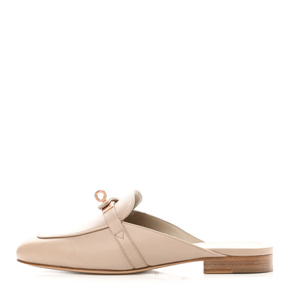Hermes Goatskin Oz Mules 36 Blanc Gomme 1 of 9
