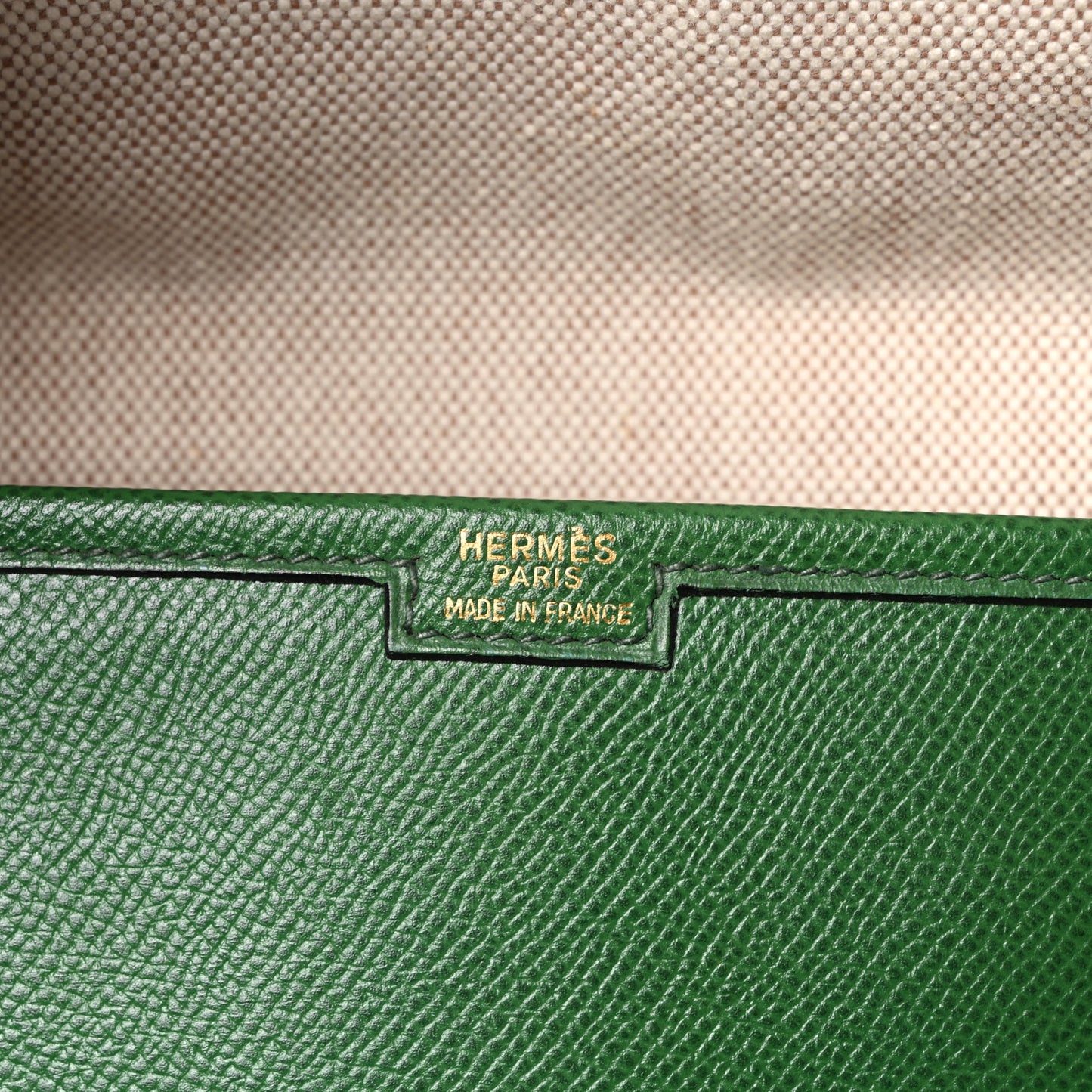 Courchevel Jige GM Clutch Vert Bengale