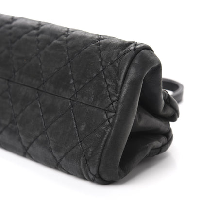 Chanel Iridescent Calfskin Medium Just Mademoiselle Bowler Black 8 of 12