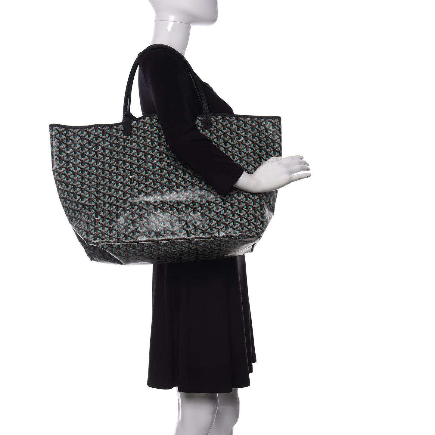 Goyardine Saint Louis Claire Voie GM Black Blue