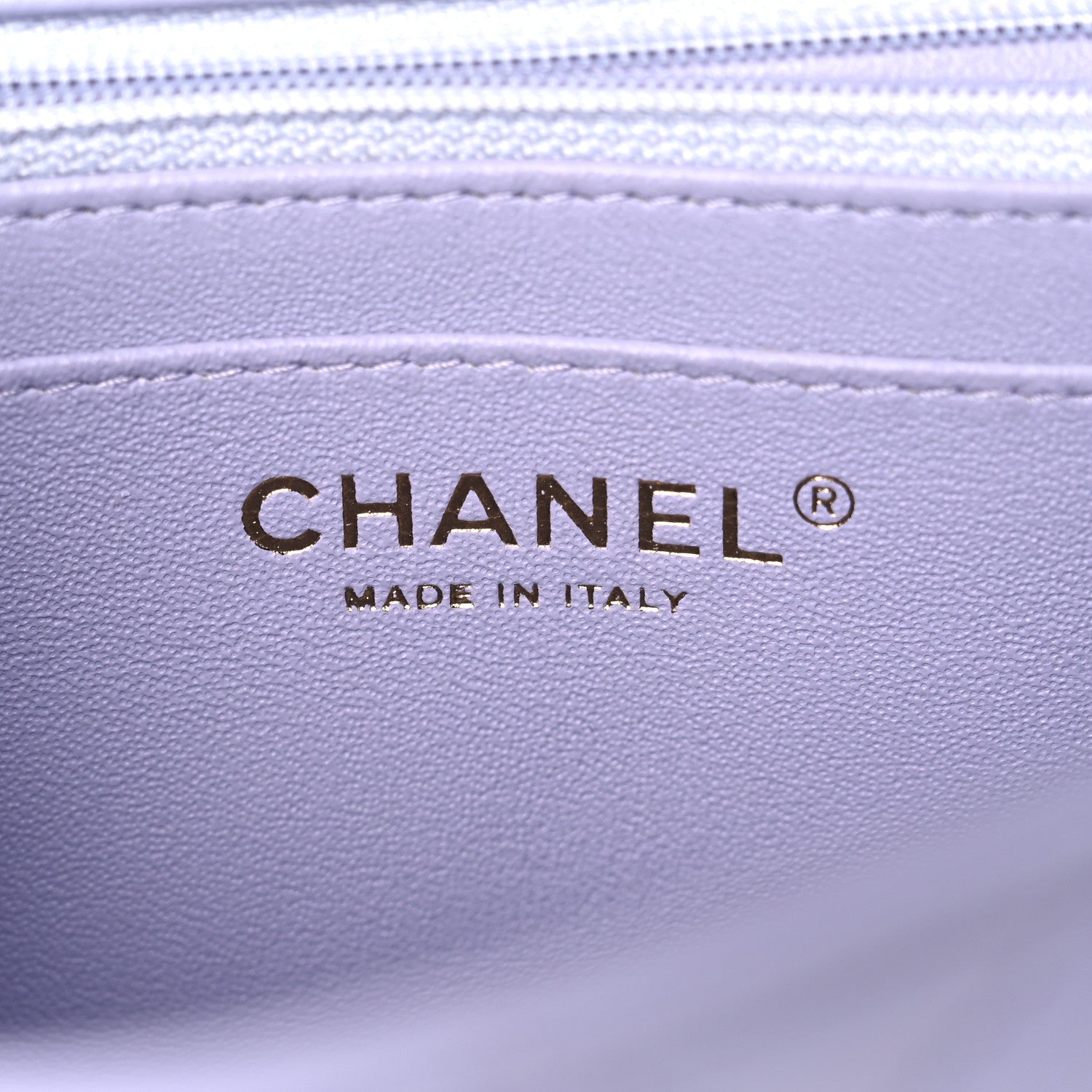 Chanel Lambskin Quilted Mini Rectangular Flap Light Purple 5 of 9