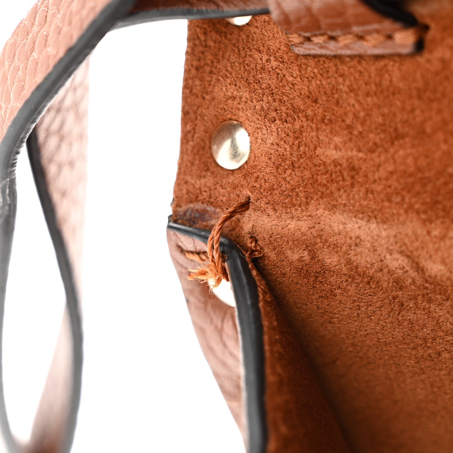 Pebbled Calfskin Medium Rockstud Flip Lock Crossbody Bag Bright Cognac