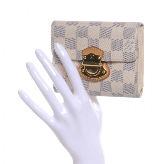 Louis Vuitton Damier Azur Joey Wallet 2 of 8
