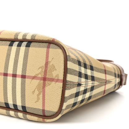 Burberry Haymarket Check Shoulder Bag Brown 10 of 10