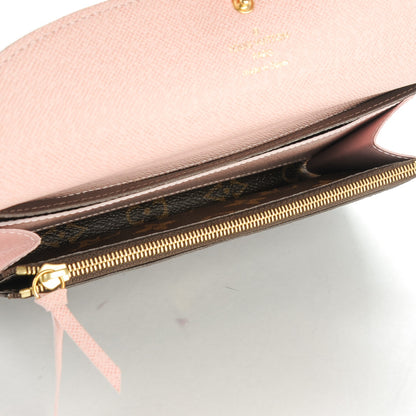 Louis Vuitton Monogram Emilie Wallet Rose Ballerine 6 of 7
