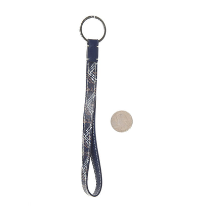 Goyard Goyardine Sesame Key Holder Navy 2 of 2