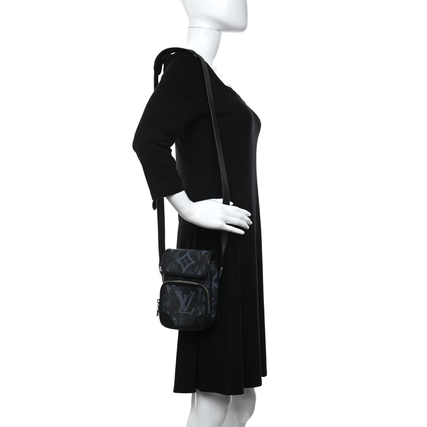 Monogram Pastel Nano Amazone Messenger Black